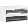 Mexen Box-A valamu-kapp jaotis, 80 cm, 2 sahtlit, valge läige - 91AX0-0800-470-2-00