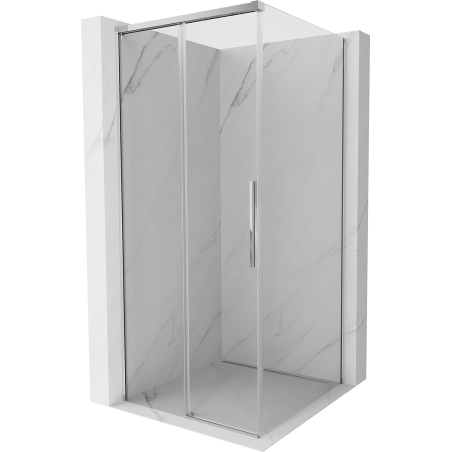 Mexen Rox sliding shower cabin 110 x 110 cm, transparent, chrome - 8C2-110-110-01-00