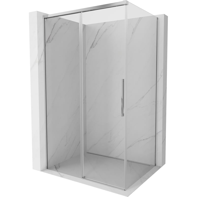 Mexen Rox kabina prysznicowa rozsuwana 115 x 110 cm, transparent, chrom - 8C2-115-110-01-00