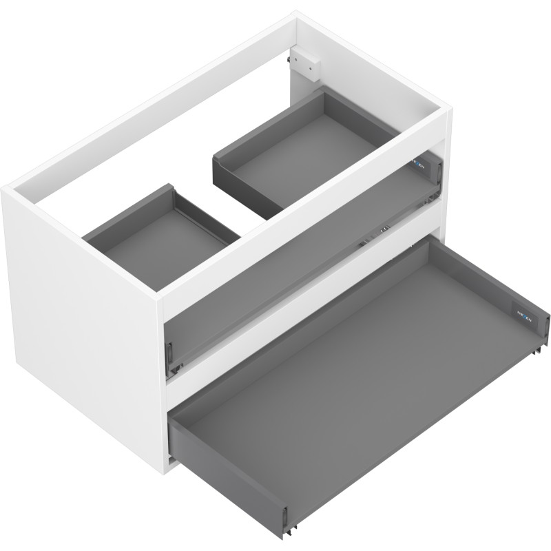 Mexen Box-A valamu aluskapi korpus 80 cm, 2 sahtlit, valge matt - 91AX0-0800-470-2-01