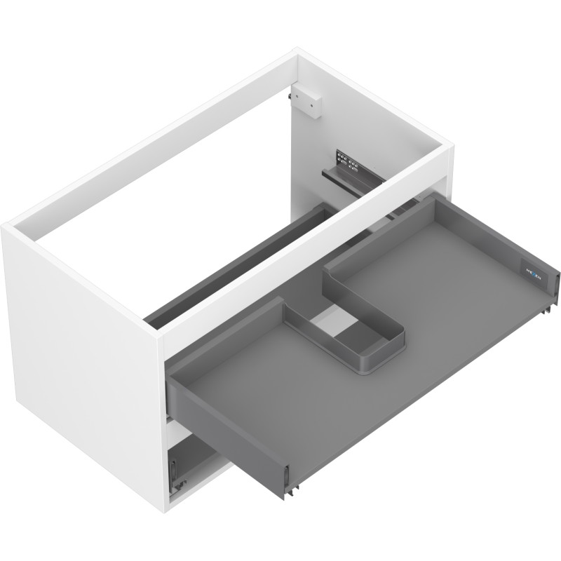 Mexen Box-A valamu aluskapi korpus 80 cm, 2 sahtlit, valge matt - 91AX0-0800-470-2-01