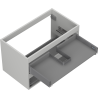 Mexen Box-A caisson de meuble sous-lavabo 80 cm, 2 tiroirs, gris mat - 91AX0-0800-470-2-62