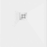 Mexen Stone+ composite square shower tray 90 x 90 cm, white - 44109090