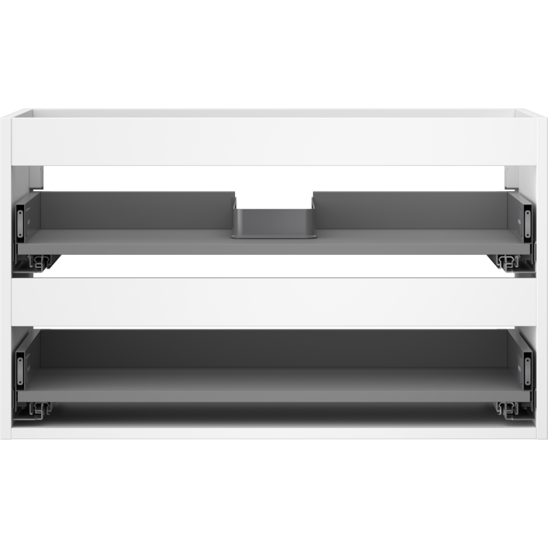 Mexen Box-A pesualtaan kaapin runko 80 cm, 2 laatikkoa, mattavalkoinen - 91AX0-0800-470-2-01