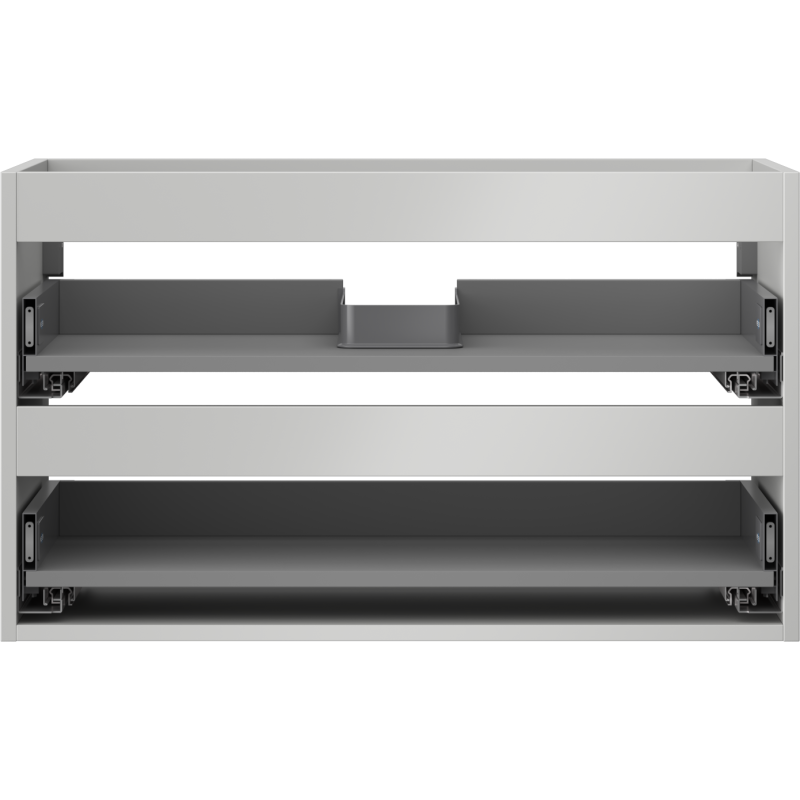 Mexen Box-A allaskaapin runko 80 cm, 2 laatikkoa, harmaa matta - 91AX0-0800-470-2-62