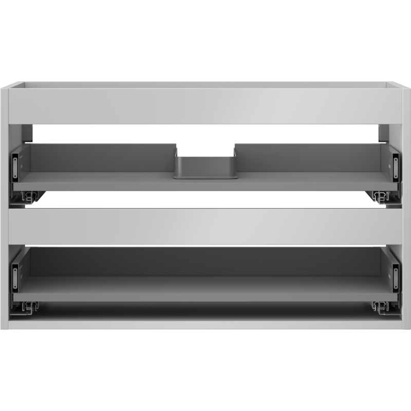 Mexen Box-A kastromp onderbouwkast 80 cm, 2 laden, grijs mat - 91AX0-0800-470-2-62