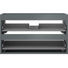 Mexen Box-A Korpus des Waschtischunterschranks 80 cm, 2 Schubladen, Graphit Matt - 91AX0-0800-470-2-66