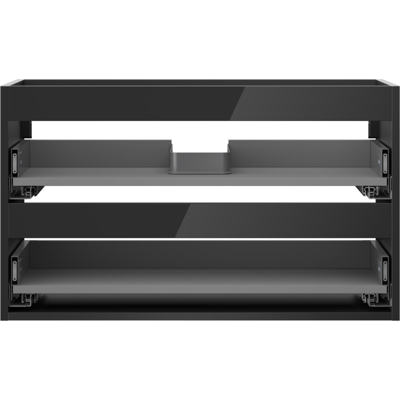 Mexen Box-A 80 cm aluskapp, 2 sahtlit, must läige - 91AX0-0800-470-2-70
