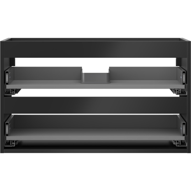 Mexen Box-A valamukapi korpus 80 cm, 2 sahtlit, must matt - 91AX0-0800-470-2-71