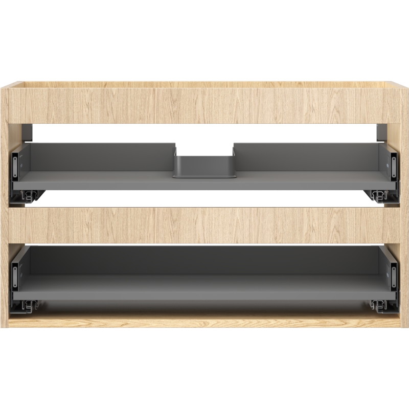Mexen Box-A ormar za umivaonik 80 cm, 2 ladice, hrast - 91AX0-0800-470-2-81