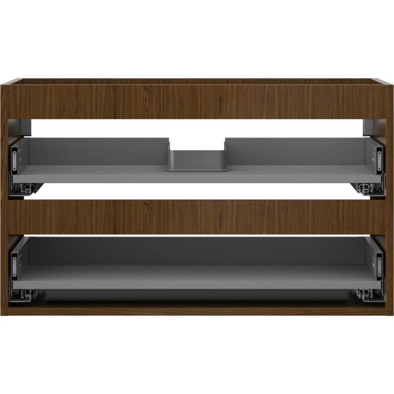 Mexen Box-A kućište ormarića ispod umivaonika 80 cm, 2 ladice, orah - 91AX0-0800-470-2-86