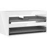 Mexen Box-A korpus szafki podumywalkowej 90 cm, 2 szuflady, biały połysk - 91AX0-0900-470-2-00