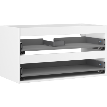 Mexen Box-A aluskapp korpus 90 cm, 2 sahtlit, valge matt - 91AX0-0900-470-2-01