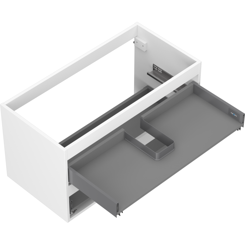 Mexen Box-A korpus szafki podumywalkowej 90 cm, 2 szuflady, biały mat - 91AX0-0900-470-2-01