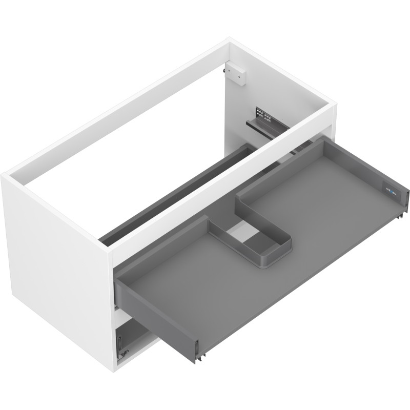 Mexen Box-A kućište ormarića ispod umivaonika 90 cm, 2 ladice, bijela mat - 91AX0-0900-470-2-01
