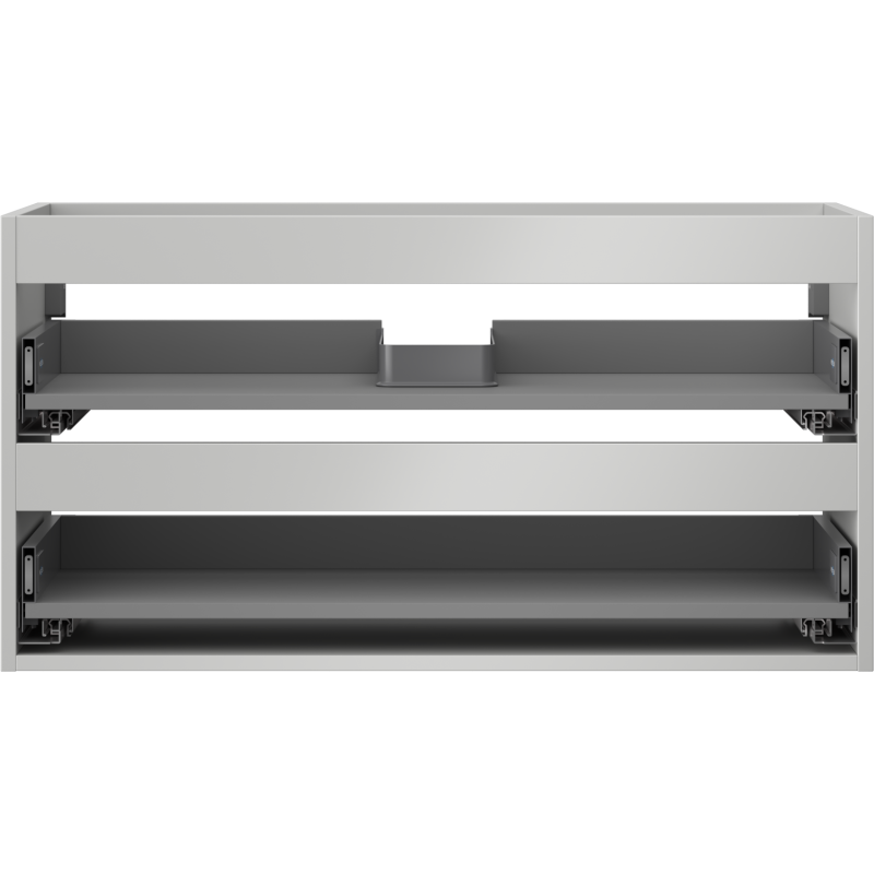 Mexen Box-A corpo dell'armadietto sotto il lavabo 90 cm, 2 cassetti, grigio opaco - 91AX0-0900-470-2-62