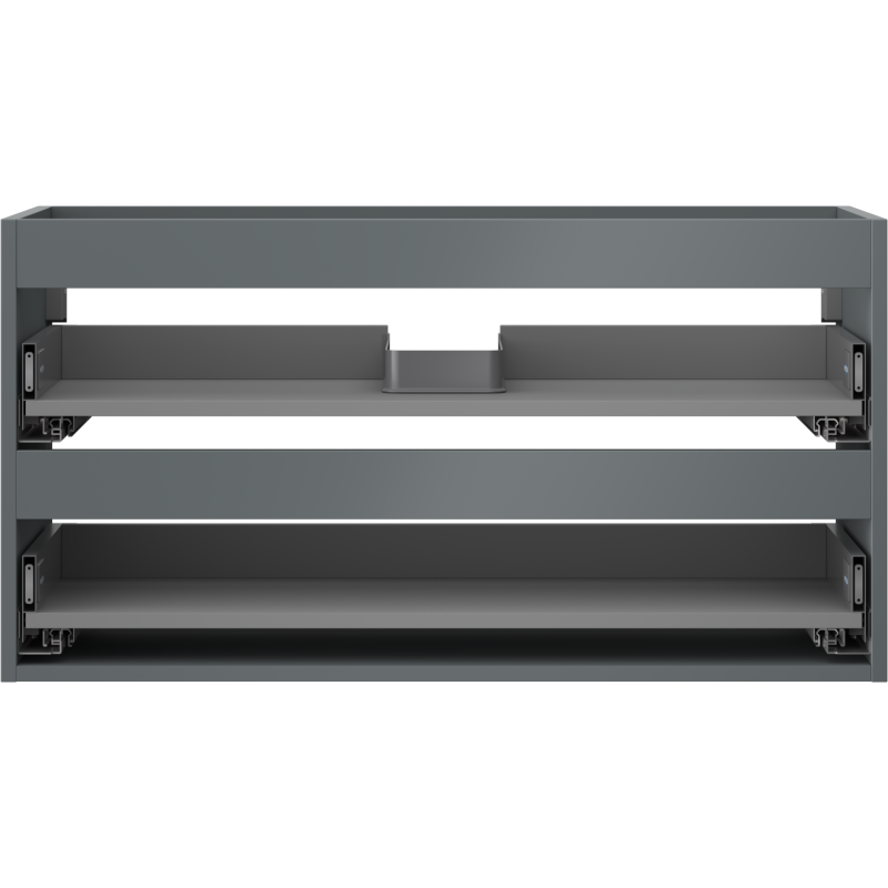 Mexen Box-A corpo dell'armadietto da bagno 90 cm, 2 cassetti, grafite opaco - 91AX0-0900-470-2-66