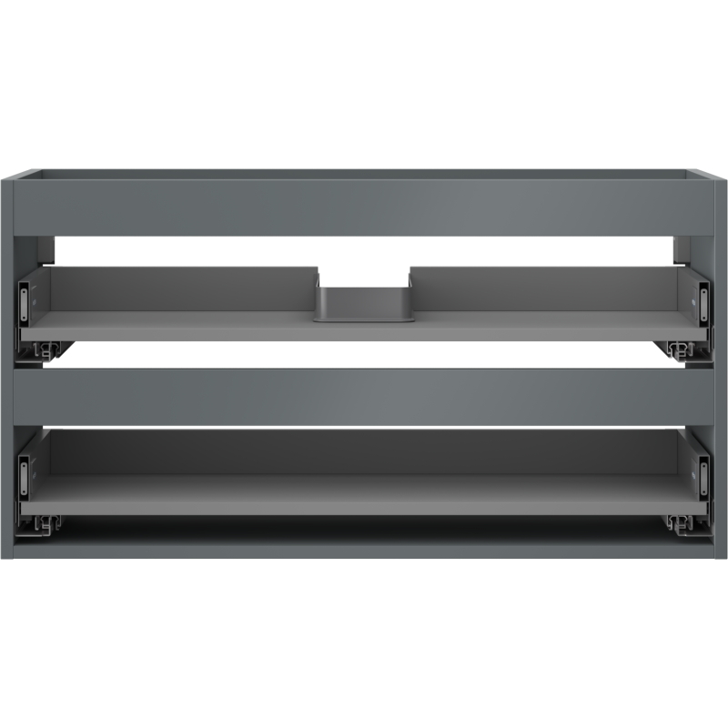 Mexen Box-A corps de meuble sous-vasque 90 cm, 2 tiroirs, graphite mat - 91AX0-0900-470-2-66