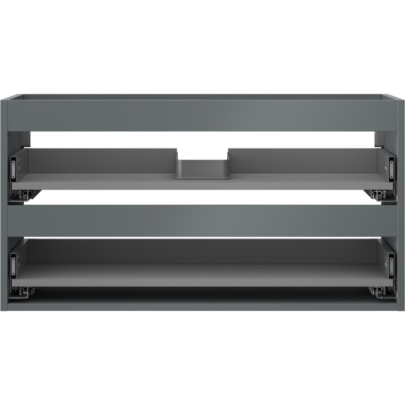 Mexen Box-A valamualuse kapi korpus 90 cm, 2 sahtlit, matt grafiit - 91AX0-0900-470-2-66