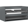 Mexen Box-A Korpus Waschtischunterschrank 90 cm, 2 Schubladen, Grafit matt - 91AX0-0900-470-2-66