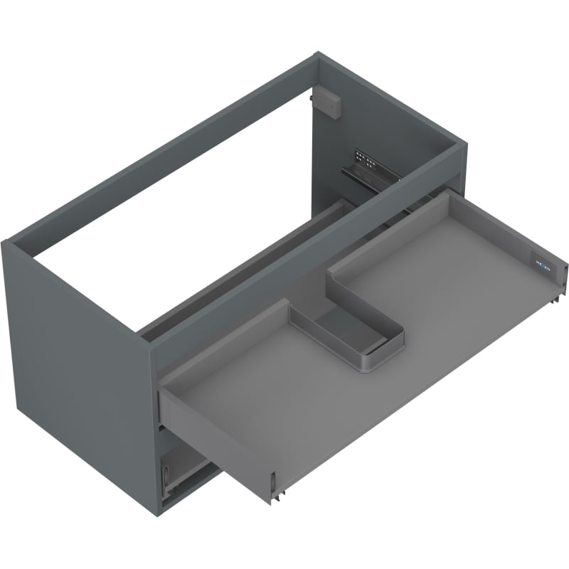 Mexen Box-A korpus ormarića ispod umivaonika 90 cm, 2 ladice, grafit mat - 91AX0-0900-470-2-66