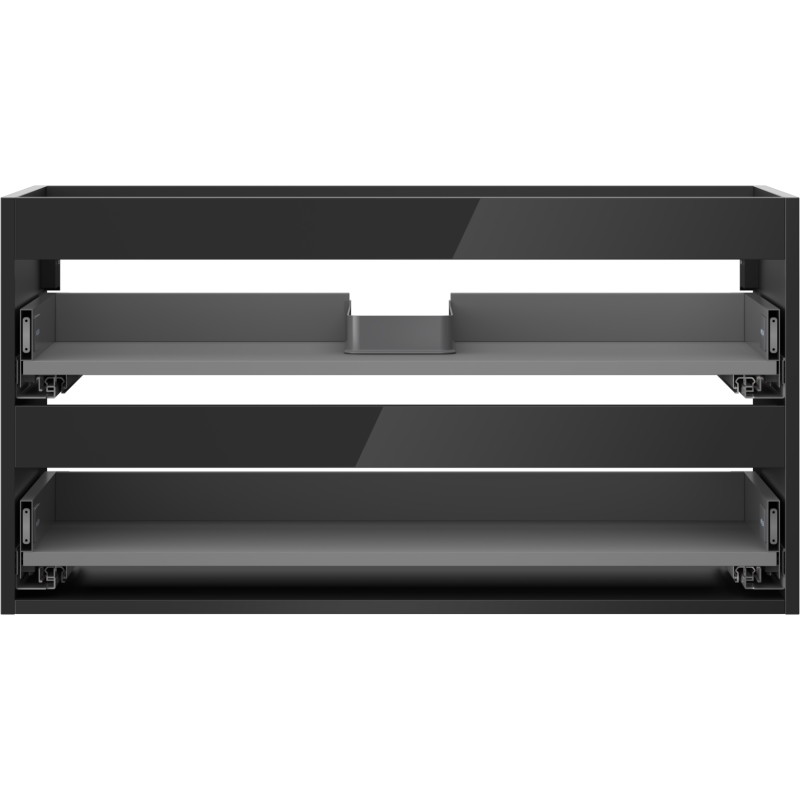 Mexen Box-A valamukapi korpus 90 cm, 2 sahtlit, must läige - 91AX0-0900-470-2-70