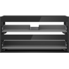 Mexen Box-A cabinet base 90 cm, 2 drawers, black gloss - 91AX0-0900-470-2-70