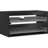 Mexen Box-A Korpus des Waschtischunterschranks 90 cm, 2 Schubladen, Schwarz Matt - 91AX0-0900-470-2-71