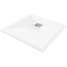 Mexen Stone+ composite square shower tray 100 x 100 cm, white - 44101010