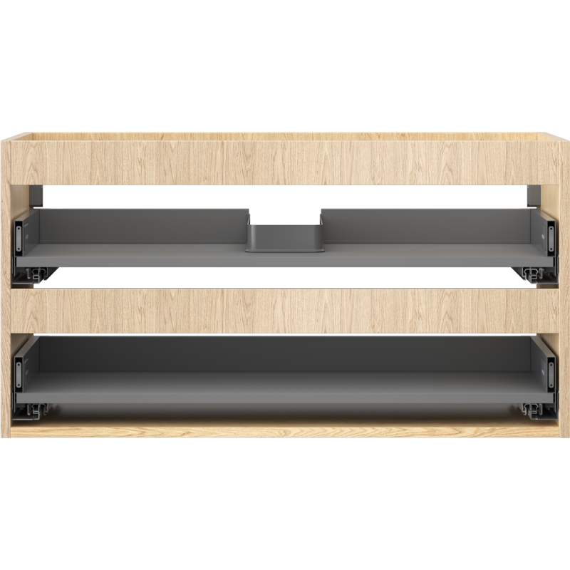 Mexen Box-A skapja izlietnes pamatne, 90 cm, 2 atvilktnes, ozols - 91AX0-0900-470-2-81