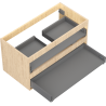 Mexen Box-A korpus szafki podumywalkowej 90 cm, 2 szuflady, dąb - 91AX0-0900-470-2-81