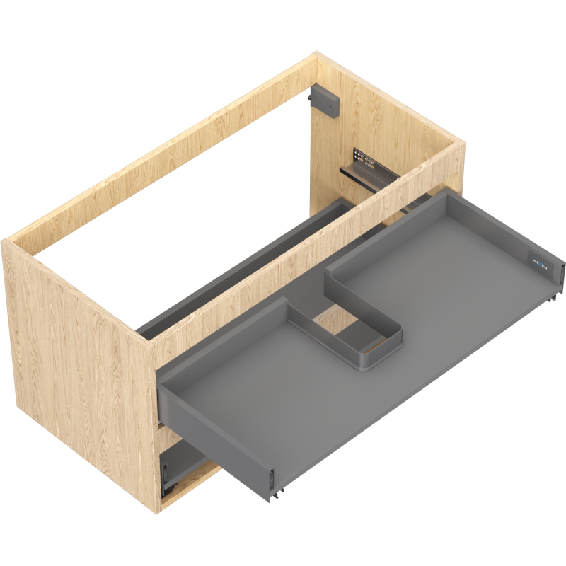 Mexen Box-A 90 cm allaskaapin runko, 2 laatikkoa, tammi - 91AX0-0900-470-2-81