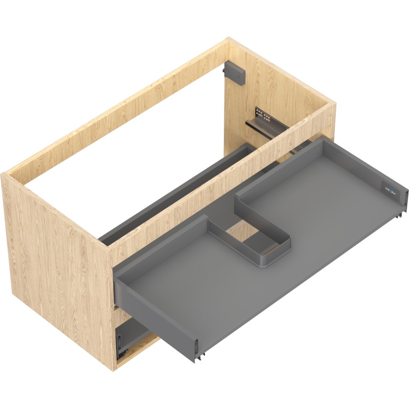 Mexen Box-A valamualuse kapi korpus 90 cm, 2 sahtlit, tamm - 91AX0-0900-470-2-81