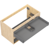 Mexen Box-A valamualuse kapi korpus 90 cm, 2 sahtlit, tamm - 91AX0-0900-470-2-81
