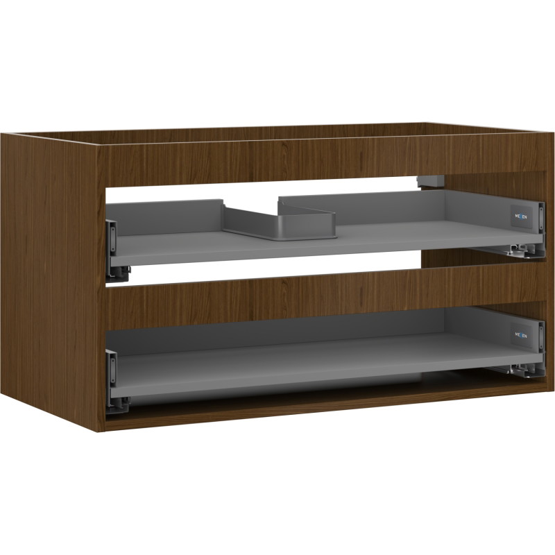 Mexen Box-A valamukappi korpus 90 cm, 2 sahtlit, pähkel - 91AX0-0900-470-2-86