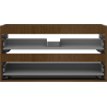 Mexen Box-A korpus ormara ispod umivaonika 90 cm, 2 ladice, orah - 91AX0-0900-470-2-86