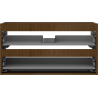 Mexen Box-A korpus szafki podumywalkowej 90 cm, 2 szuflady, orzech - 91AX0-0900-470-2-86