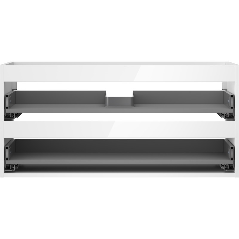 Mexen Box-A valamualuse kapi korpus 100 cm, 2 sahtlit, valge läige - 91AX0-1000-470-2-00