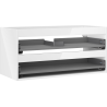 Mexen Box-A valamualuse kapi korpus 100 cm, 2 sahtlit, valge läige - 91AX0-1000-470-2-00