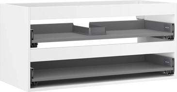 Mexen Box-A Korpus für Waschbeckenschrank 100 cm, 2 Schubladen, weiß matt - 91AX0-1000-470-2-01