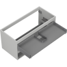 Mexen Box-A Schrankunterbau 100 cm, 2 Schubladen, grau matt - 91AX0-1000-470-2-62