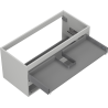 Mexen Box-A valamu aluskapi korpus 100 cm, 2 sahtlit, hall matt - 91AX0-1000-470-2-62