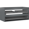 Mexen Box-A valamualuse kapi korpus 100 cm, 2 sahtlit, matt grafiit - 91AX0-1000-470-2-66
