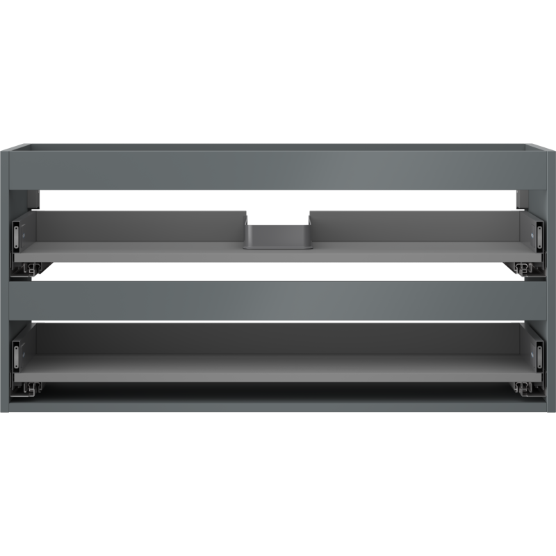 Mexen Box-A base cabinet for washbasin 100 cm, 2 drawers, matte graphite - 91AX0-1000-470-2-66