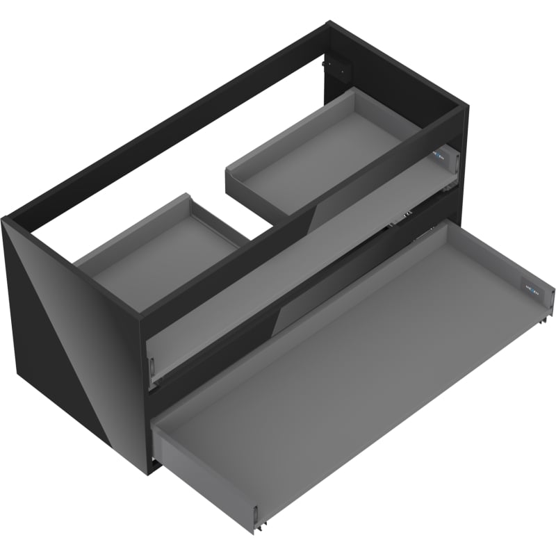 Mexen Box-A valamukapi korpus 100 cm, 2 sahtlit, must läikiv - 91AX0-1000-470-2-70