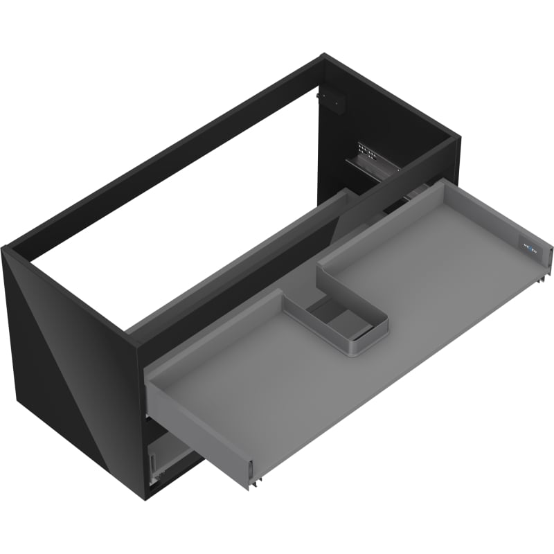 Mexen Box-A valamukapi korpus 100 cm, 2 sahtlit, must läikiv - 91AX0-1000-470-2-70