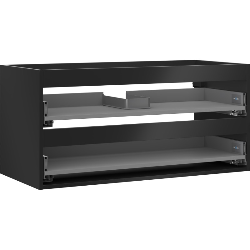 Mexen Box-A valamualusektsioonkapp 100 cm, 2 sahtlit, must matt - 91AX0-1000-470-2-71