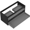Mexen Box-A valamualusektsioonkapp 100 cm, 2 sahtlit, must matt - 91AX0-1000-470-2-71