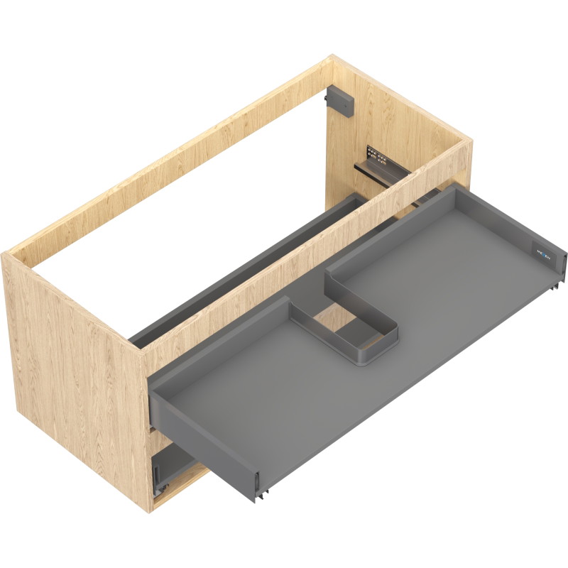 Mexen Box-A valamu aluskapi raam 100 cm, 2 sahtlit, tamm - 91AX0-1000-470-2-81