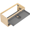 Mexen Box-A korpus szafki podumywalkowej 100 cm, 2 szuflady, dąb - 91AX0-1000-470-2-81